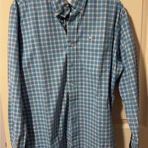 Southern Shirt Company Men's Blue Checkered Shirt